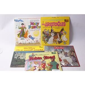 Disneyland Children's Book and Record Lot 1960s 1970s Vintage ~ 260317-WH 994